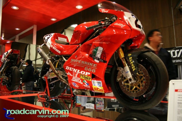 2007 Cycle World IMS Doug Polen Superbike on display 2007 Cycle World IMS Doug Polen Superbike on display